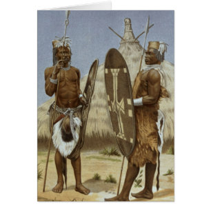 Nyam-nyam warriors from The History of Mankind