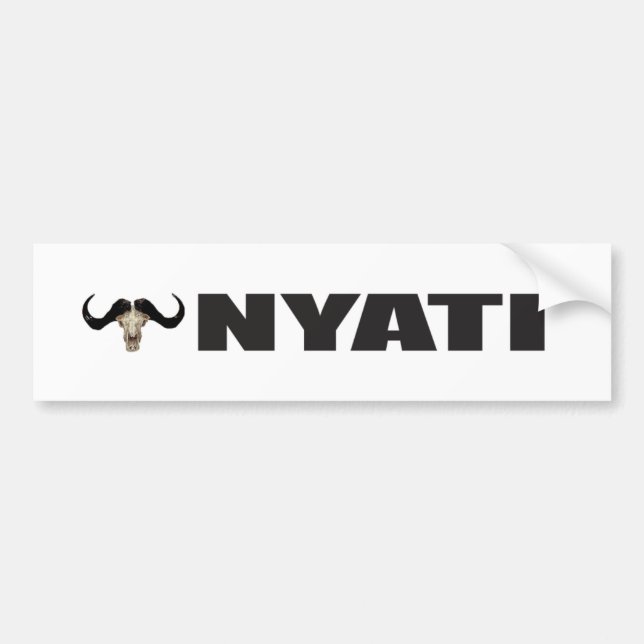 Nyati Bumper Sticker (Front)