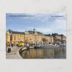 Nybrokajen and Strandvägen, Stock... Postcard
