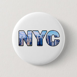 NYC 6 CM ROUND BADGE