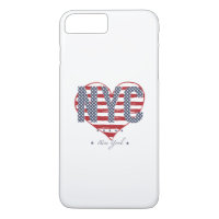 NYC American Flag Heart