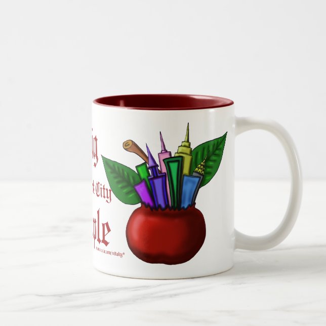 NYC Big apple mug design (Right)