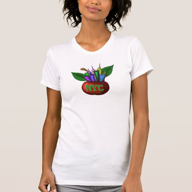 NYC big apple t-shirt design (Front)