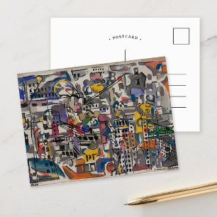 NYC Bird’s Eye View Joaquín Torres-García Postcard