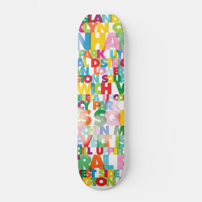 NYC Boroughs  Skateboard (Front)