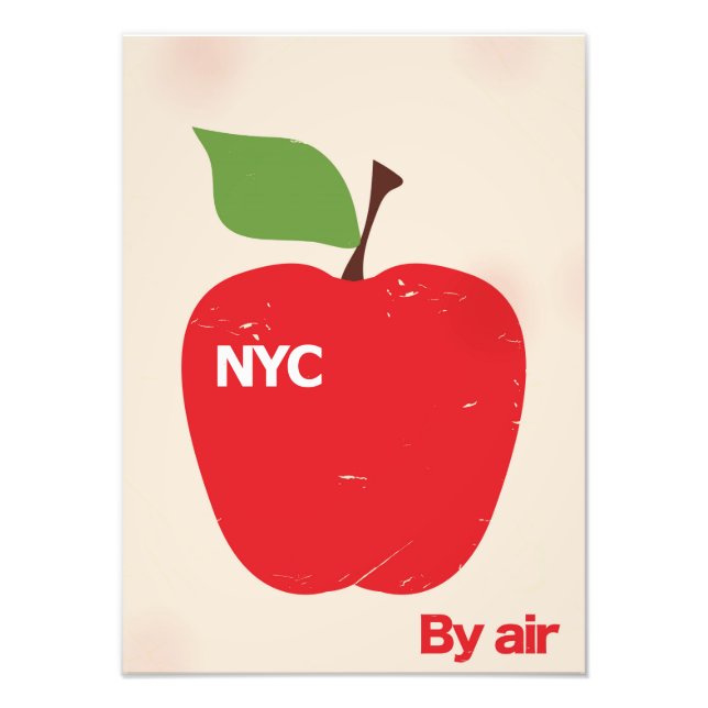 NYC By Air Photo Print (Front)