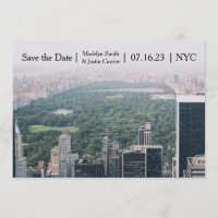 NYC Central Park Photo - Save the Date