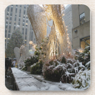 NYC Christmas Angel Coaster