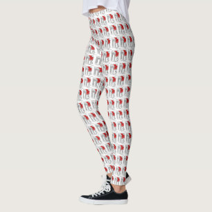 NYC Christmas Brooklyn Bridge New York City Xmas Leggings