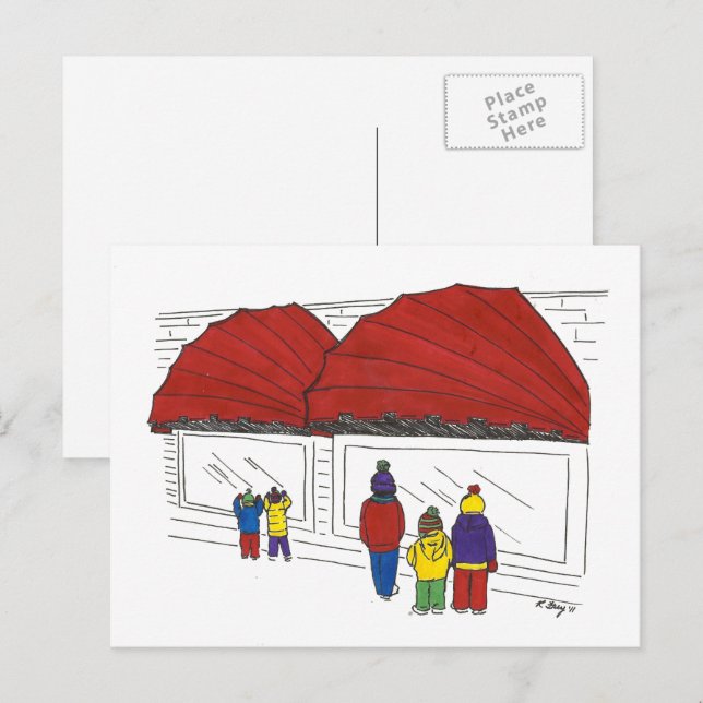 NYC Christmas Windows New York City Holiday (Front/Back)