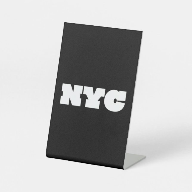 NYC Classic Pedestal Sign (Front)