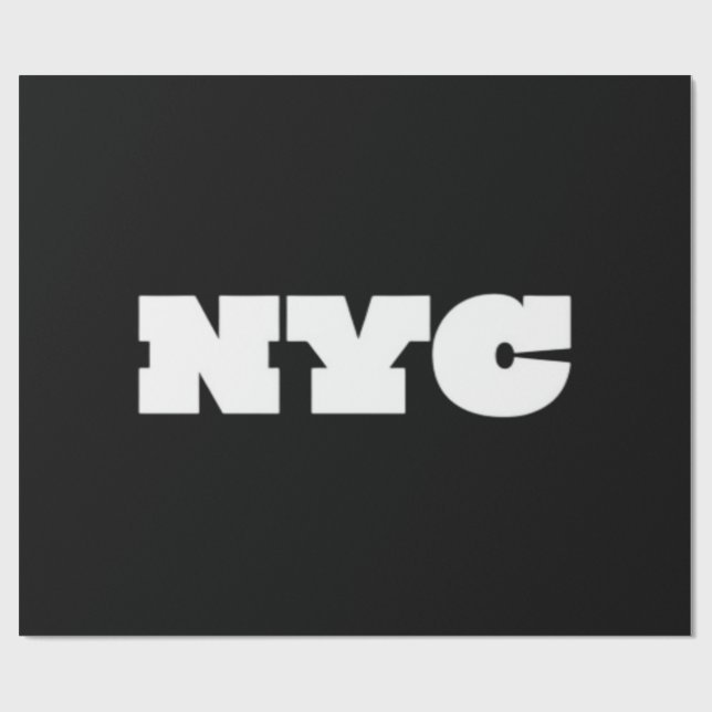 NYC Classic  Wrapping Paper (Flat)