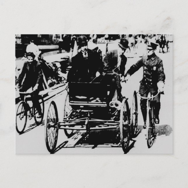 NYC Cop 1900 Postcard (Front)