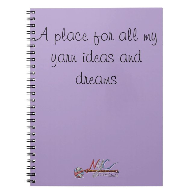 NYC Crochet Guild Official Dreams Notebook (Front)