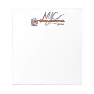 NYC Crochet Guild small notepad