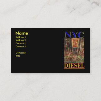 NYC DIESEL BUSINESS CARD