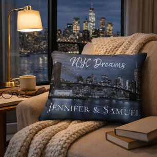 NYC Dreams Stylish and Romantic Decorative Cushion