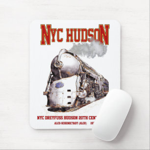 NYC Dreyfuss Hudson Loco. 20th Century Limited Mouse Mat