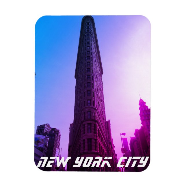 NYC Flatiron District Beaux-Arts Building  Magnet (Vertical)