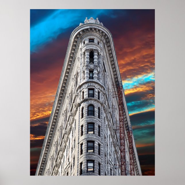 NYC FLATIRON SKYSCRAPER POSTER (Front)