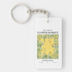 NYC Flower Market Little Italy Greenery Keychain