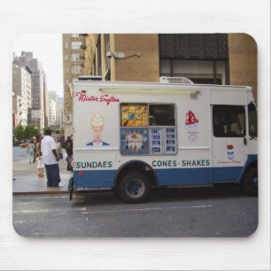NYC Ice Cream Truck Mouse Mat