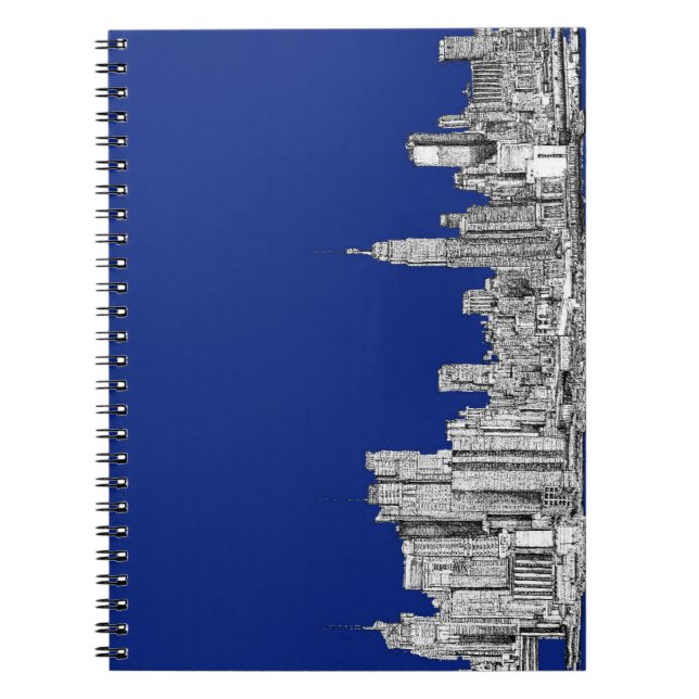 NYC ink royal blue Notebook (Front)