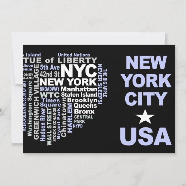 NYC invitation - customize! (Front)