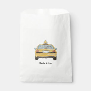 NYC Just Married Wedding Favour Paper Welcome Bag 