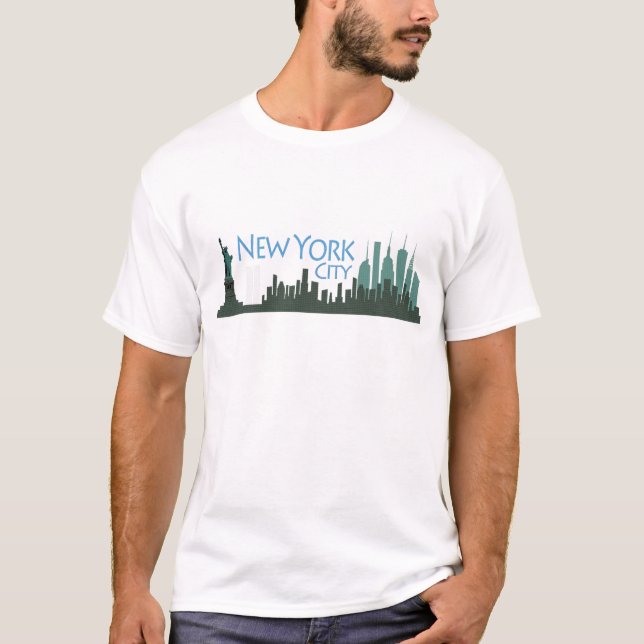 NYC Liberty Skyline T-Shirt (Front)