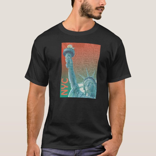 NYC Liberty Theme T-Shirt (Front)