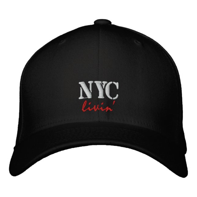 NYC livin' Embroidered Cap/Hat Embroidered Hat (Front)
