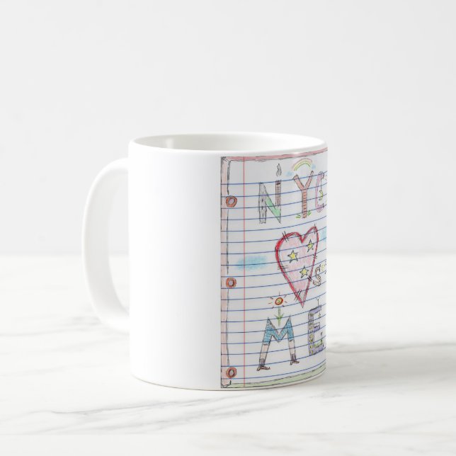NYC Loves Me Coffee Mug (Front Left)