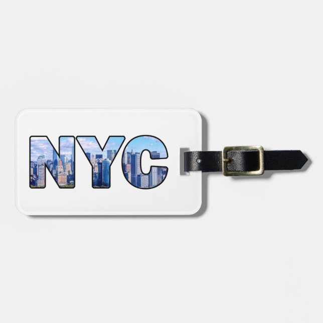 NYC LUGGAGE TAG (Front Horizontal)