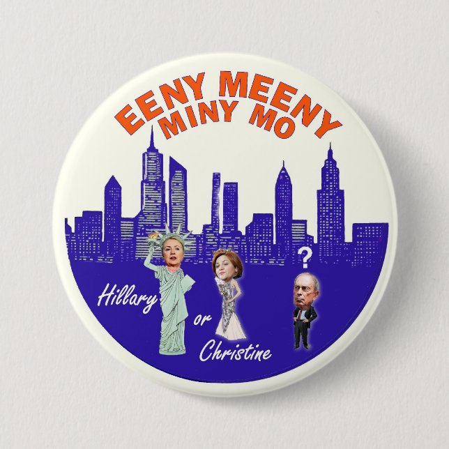 NYC Mayor Bloomberg's Dilemma 7.5 Cm Round Badge (Front)
