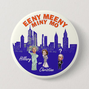 NYC Mayor Bloomberg's Dilemma 7.5 Cm Round Badge