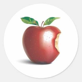 NYC New York City Apple Classic Round Sticker