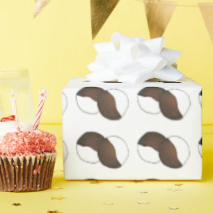 NYC New York City Black and White Cookie Bakery Wrapping Paper