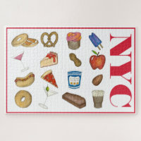 NYC New York City Foods Pizza Pretzel Cheesecake