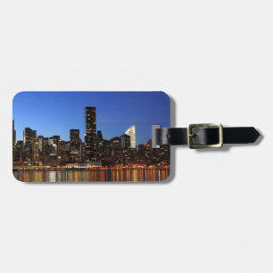 NYC New York City Manhattan Night Luggage Tag