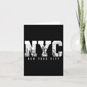 Nyc New York City Ny Skyline Usa America Vintage S Card