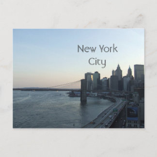 NYC New York City postcard