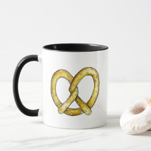 NYC New York City Salty Soft Pretzel Foodie Mug