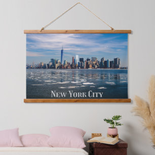 NYC - New York City Skyline   Beautiful Big Apple Hanging Tapestry
