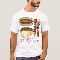 NYC New York City Street Meat Falafel Hot Dog Tote