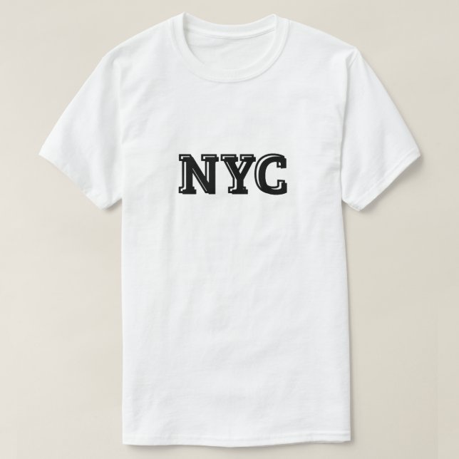 Nyc - New York City T-Shirt (Design Front)