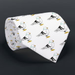 NYC New York Dirty Bird Pigeon Print Seagull Gull Tie<br><div class="desc">Necktie features an original marker illustration of a New York City pigeon (or seagull!)</div>