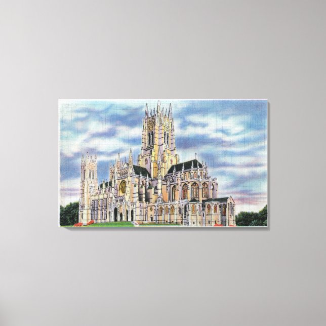 NYC, New YorkCathedral of St. John the Divine Canvas Print (Front)