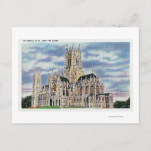 NYC, New YorkCathedral of St. John the Divine Postcard