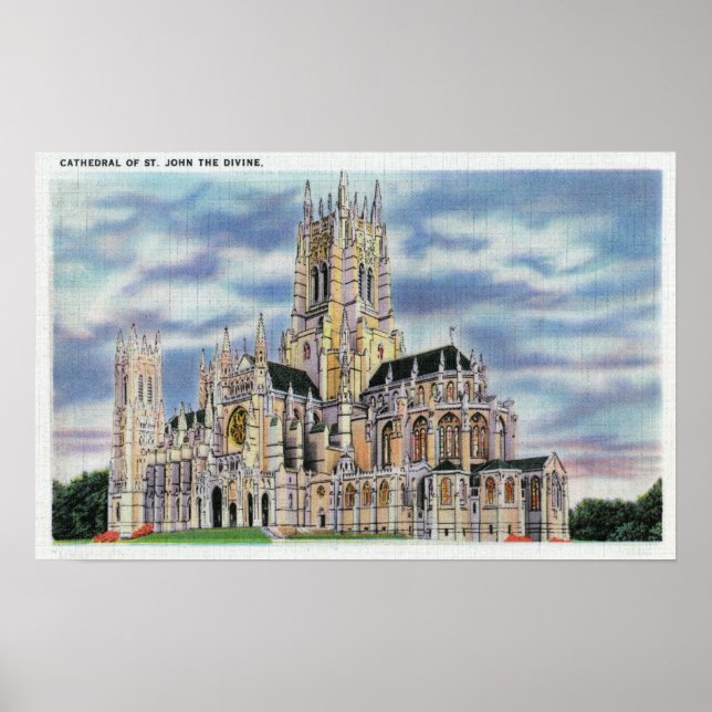 NYC, New YorkCathedral of St. John the Divine Poster (Front)